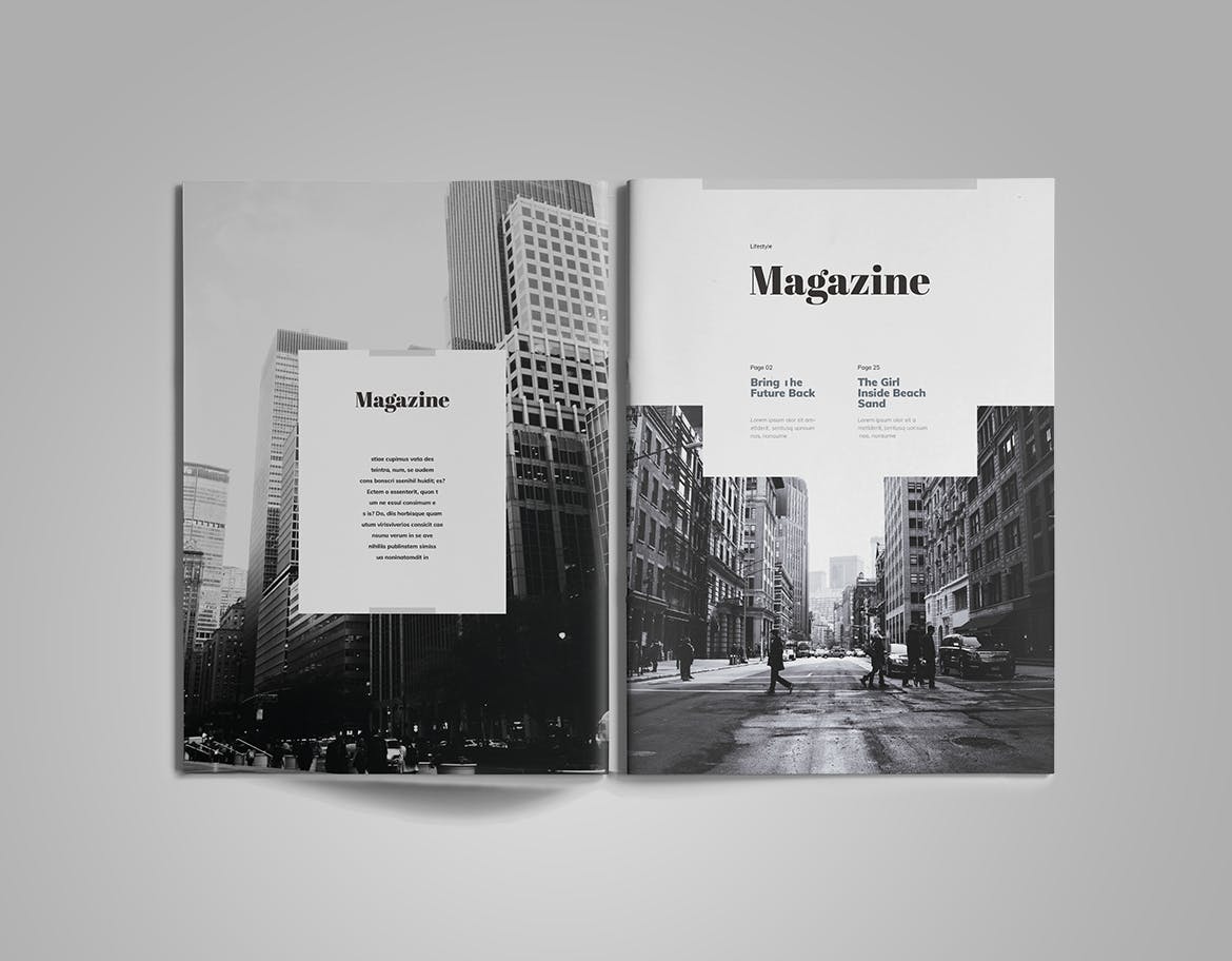 通用性现代版式设计时尚杂志设计模板 Indesign Magazine Template插图(15)