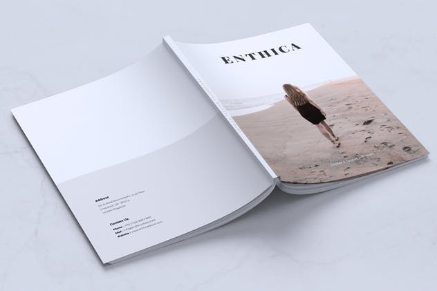 极简主义时尚潮流杂志INDD模板 ENTHICA Fashion Magazine插图(15)