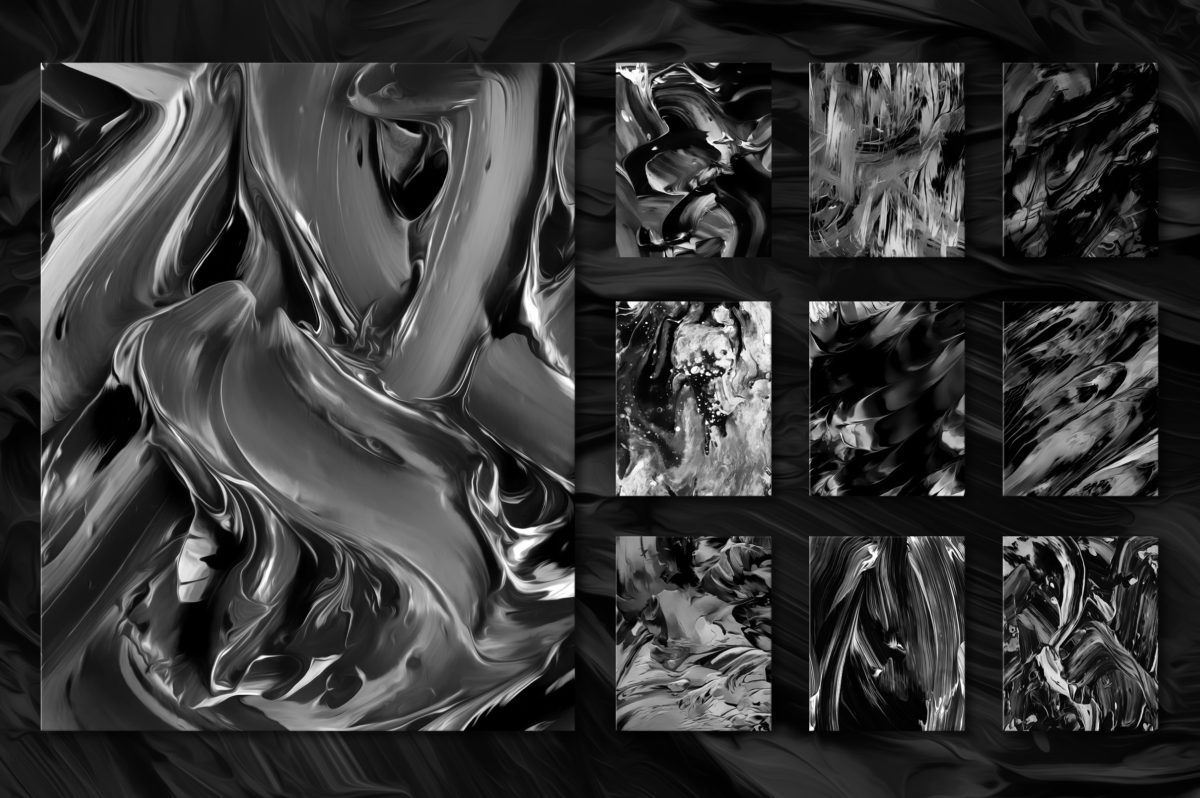 创意抽象纹理系列：100个高分辨率抽象流体绘画 Flow, Vol. 1插图(6)