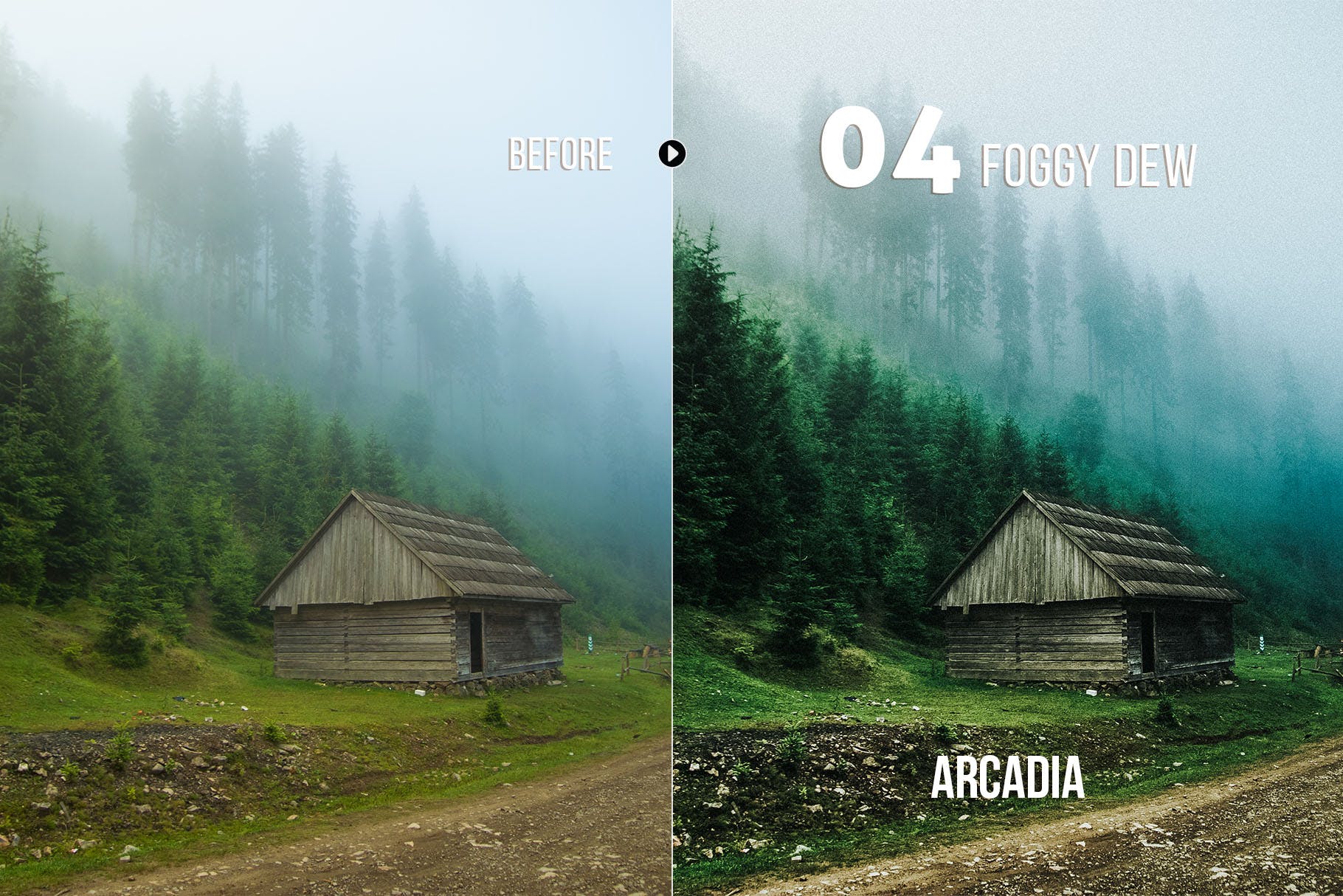 风景摄影作品后期效果处理LR预设 Arcadia Landscape Presets for Lightroom & ACR插图(4)