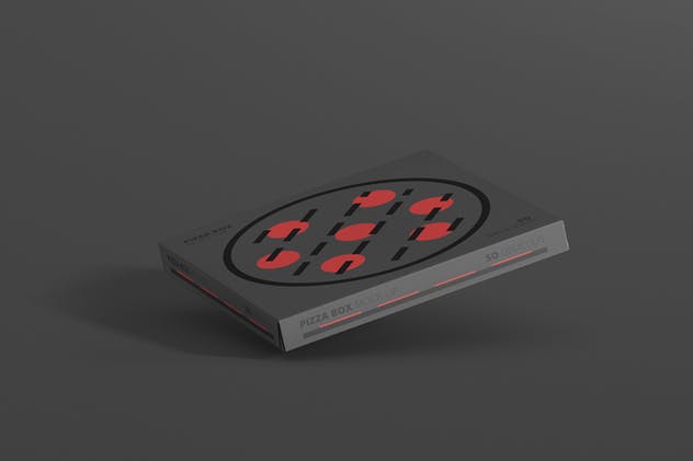 披萨配送外带包装设计样机模板 Pizza Box Mock-Up – Supermarket Edition插图(9)