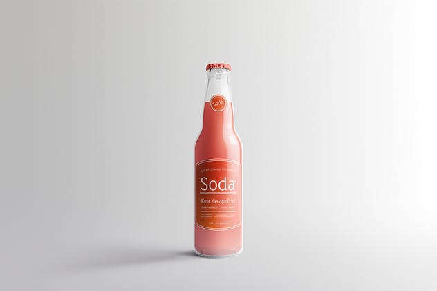 苏打饮料瓶包装样机v1 Soda Drink Bottle Packaging Mock-Ups Vol.1插图(7)