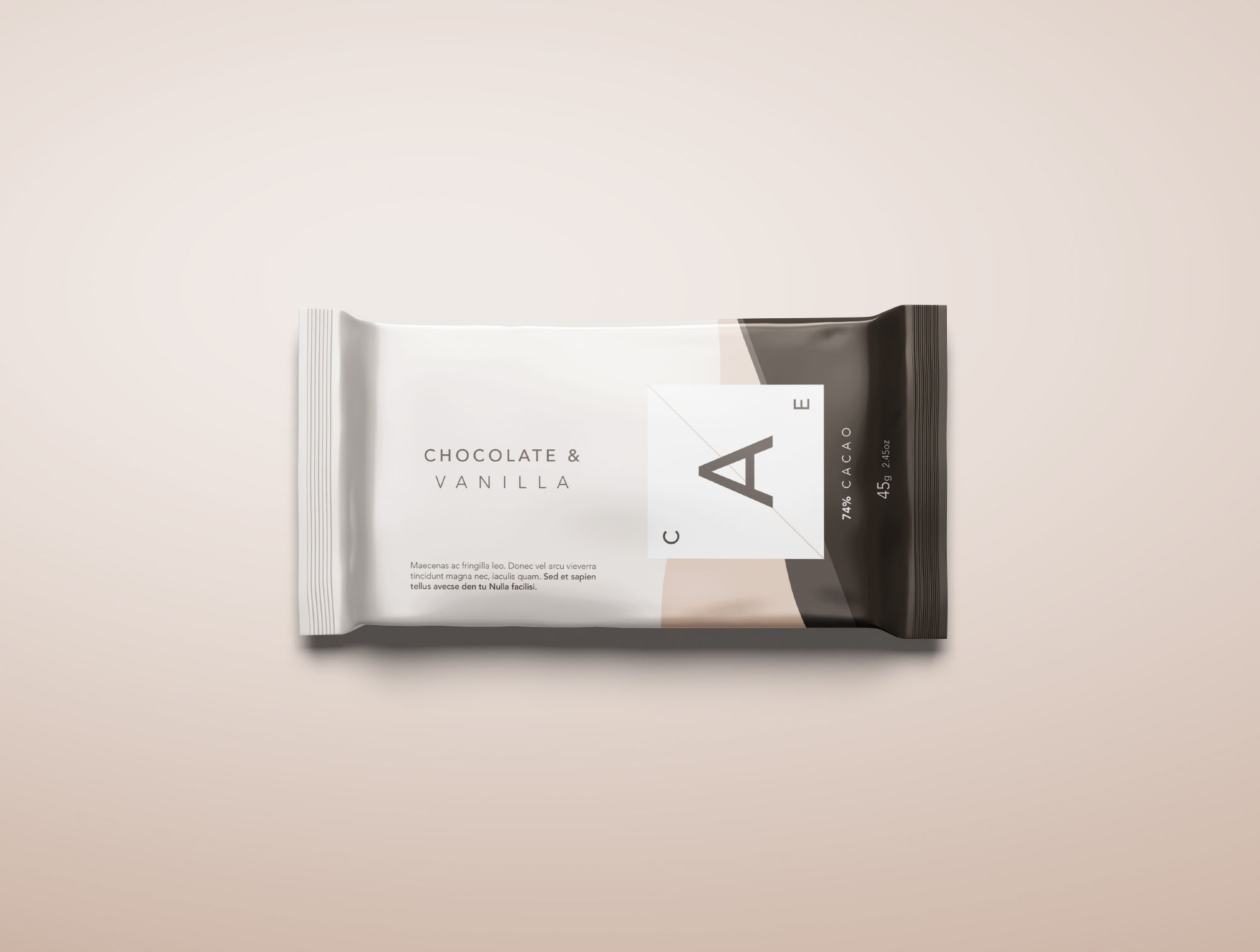 高级巧克力棒食品包装设计效果PSD样机 Premium Chocolate Bar Mockup插图(7)