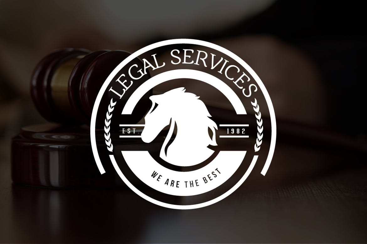 12个律师事务所和法律服务品牌Logo设计模板插图