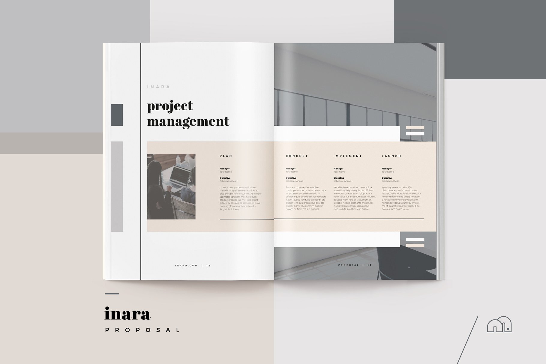 正式商务提案项目投标计划书设计模板 Proposal – Inara插图(3)