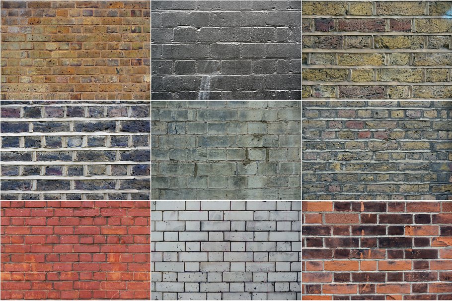50款砖瓦砖墙纹理 Bricktop 50 brick wall textures插图(2)