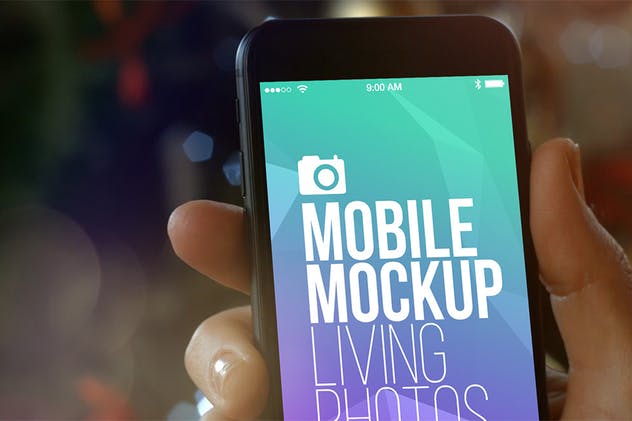 实景iPhone展示样机模板合集 Mobile Mockup Living Photos插图(6)