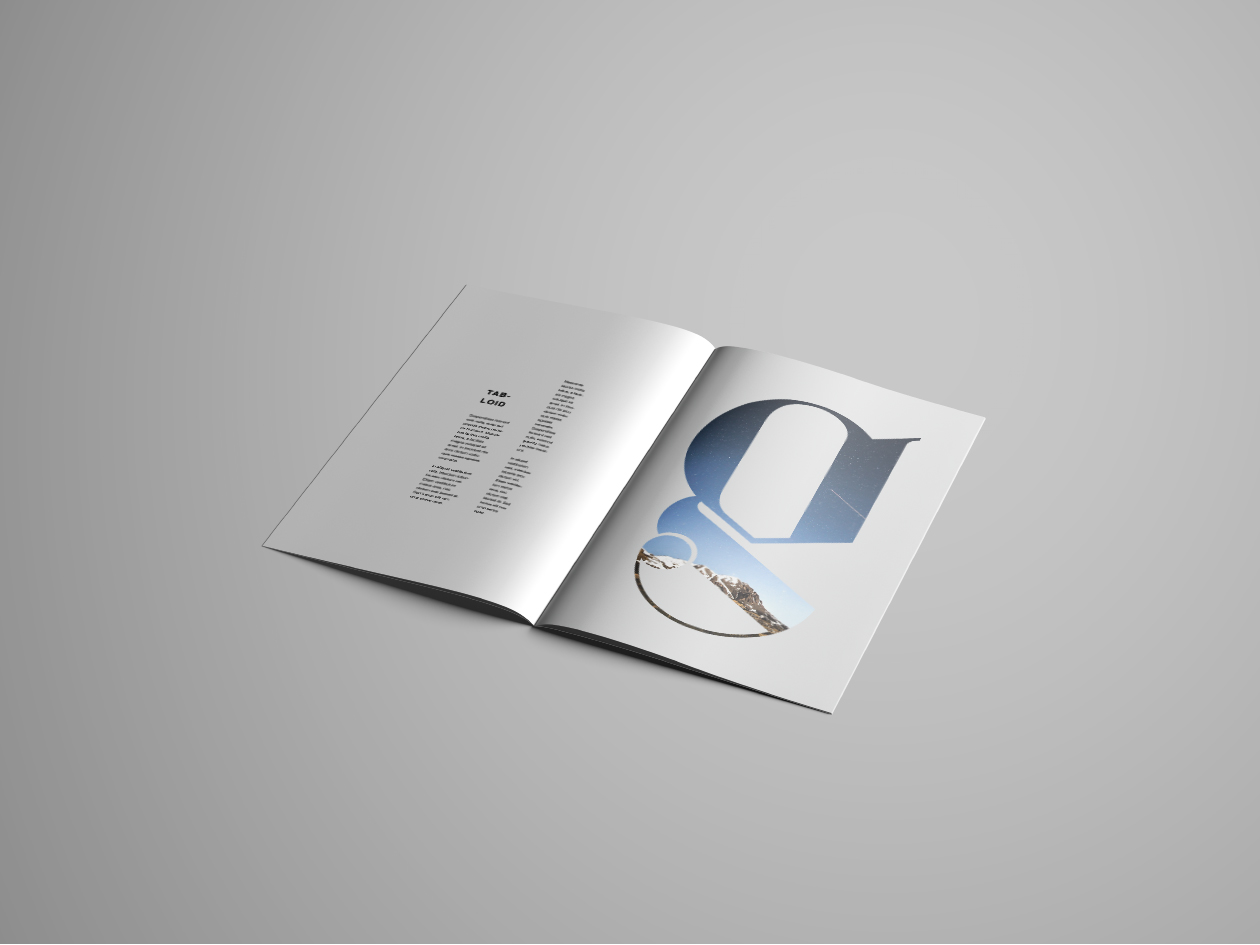 产品手册/宣传册设计效果图样机模板 Tabloid Brochure Mockup – Photoshop插图(6)