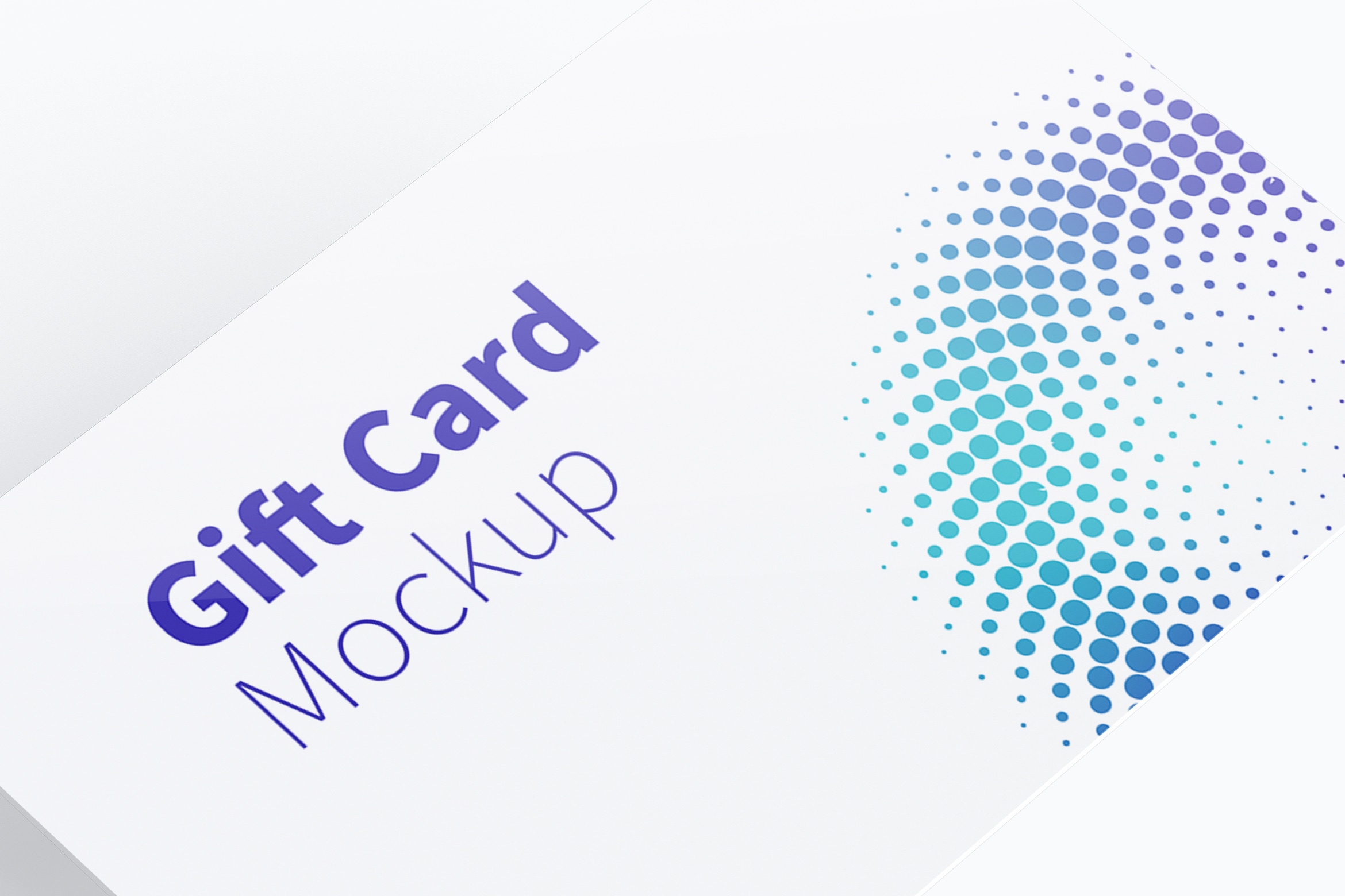 礼品积分卡设计制作效果图样机01 Gift Card Mockup 01插图(3)