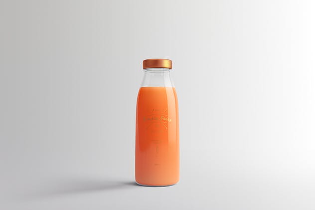 果汁瓶包装设计展示样机 Juice Bottle Packaging Mock-Ups Vol.1插图(13)