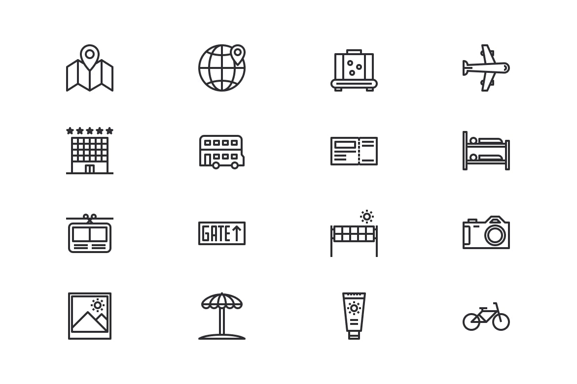 60枚职业职场相关矢量图标素材 Vocation Icons (60 Icons)插图(4)