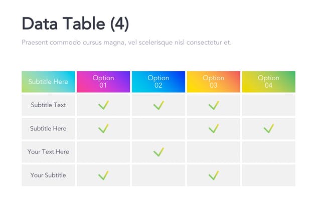 多彩渐变色Google Slides幻灯片设计模板 Colorful Bundle Google Slides插图(15)