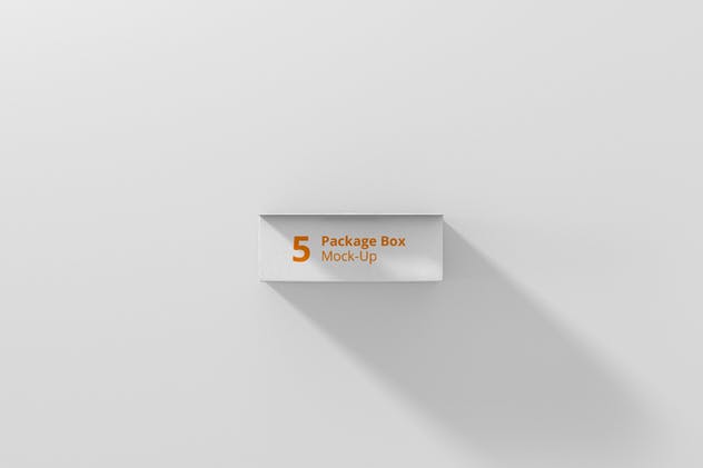 挂钩式扁平方形包装盒样机 Package Box Mockup – Flat Square with Hanger插图(4)