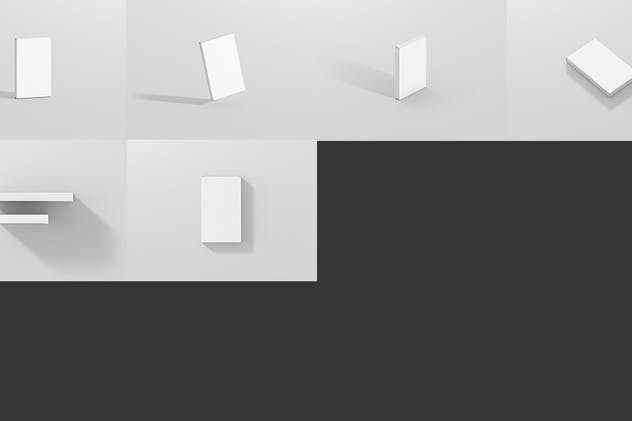 中号扁平矩形药盒包装样机 Box Mockup – Medium Size Flat Rectangle插图(9)