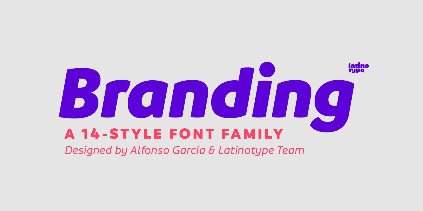 现代无衬线英文字体 Branding Family插图