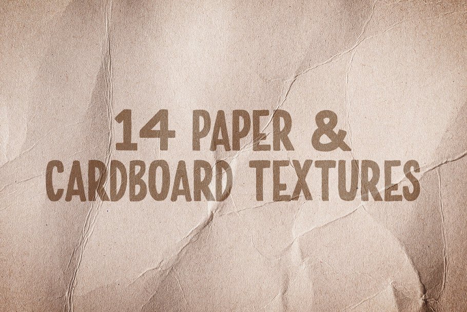 高清纸板皱褶纸张纹理背景素材 Paper & Cardboard Texture Pack Vol 2插图