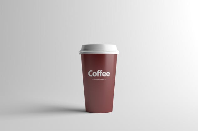中等尺寸咖啡纸杯样机展示模板 Paper Coffee Cup Mock-Up – Medium插图(3)
