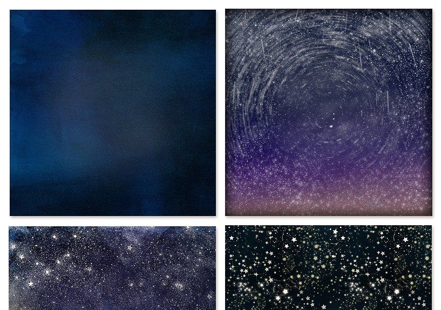10个绚丽的星空背景图  Starry Night Sky, Celestial Space插图(3)