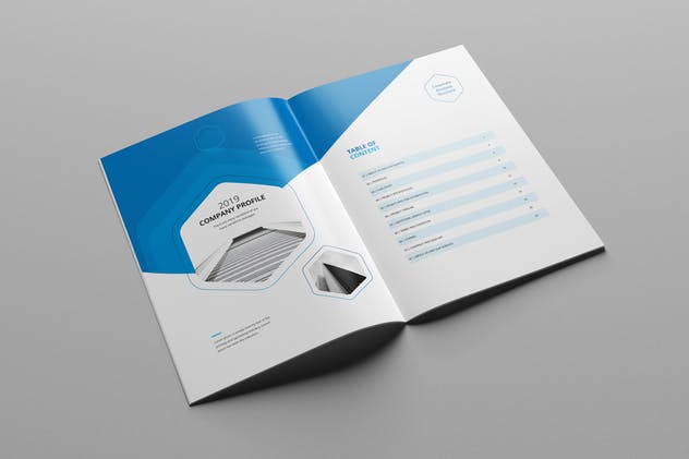 一套简约专业企业画册设计模板下载 Company Profile插图(2)