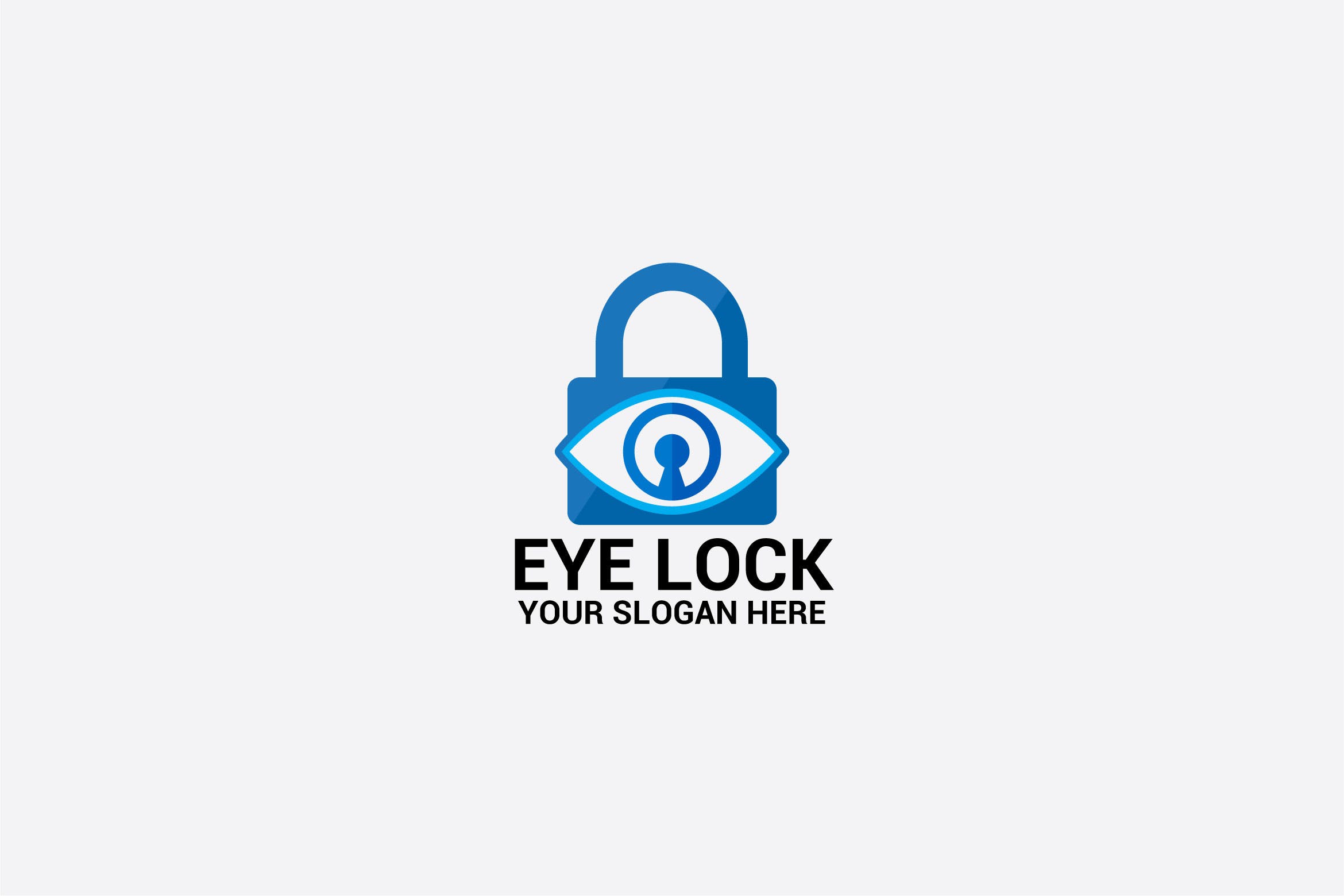 安保安全服务企业品牌Logo设计模板 EYE LOCK插图
