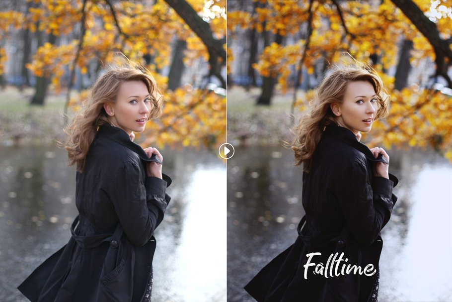 秋天的气息照片特效处理PS动作 Falltime – Autumn Photoshop Actions插图(5)
