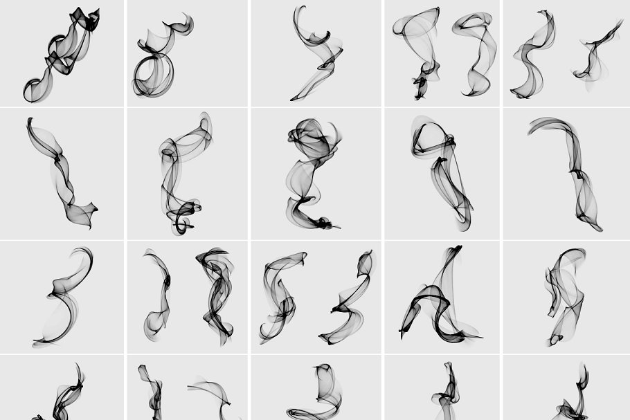 15种抽象逼真的烟雾Photoshop笔刷插图(1)