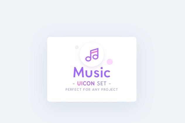 音乐主题UI图标素材 UICON Music Icons插图(1)