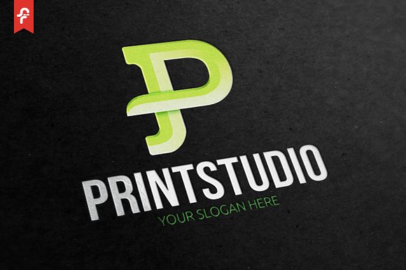 打印印刷业务Logo模板 Print Studio Logo插图(1)