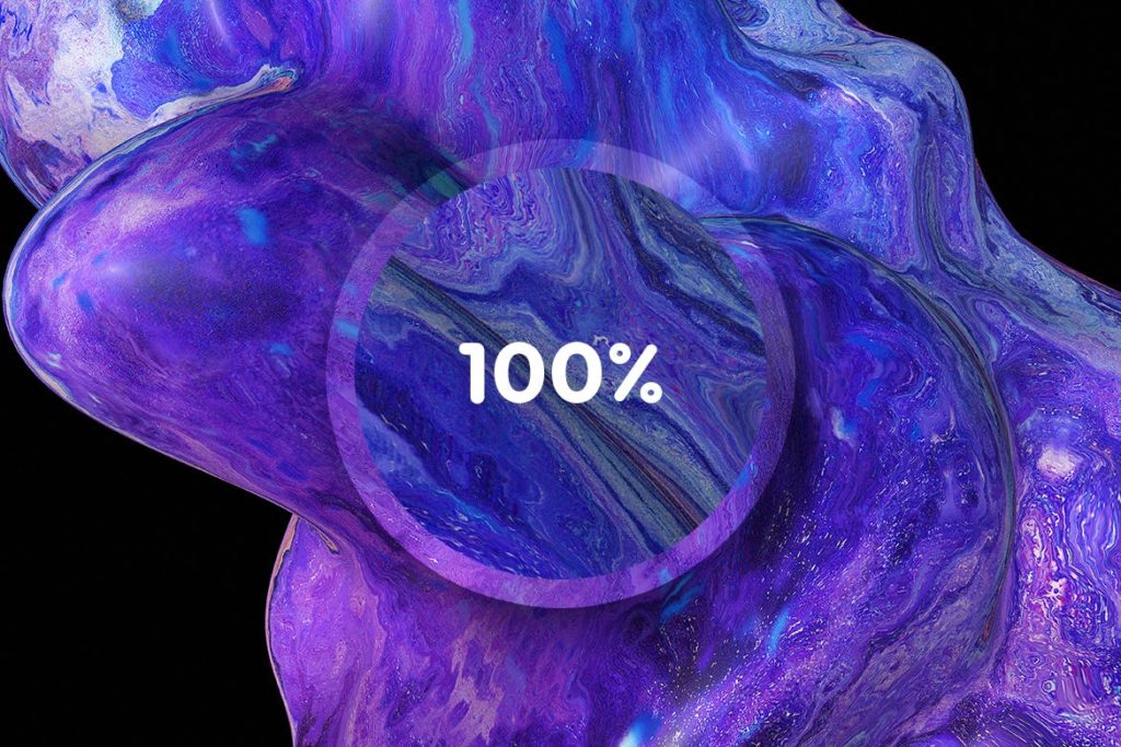 神秘高端的10个抽象紫色液体大理石背景元素插图(5)