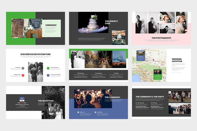 婚礼婚庆策划Google Slides幻灯片素材 Kavela : Wedding Ceremony Planner Google Slides插图(2)