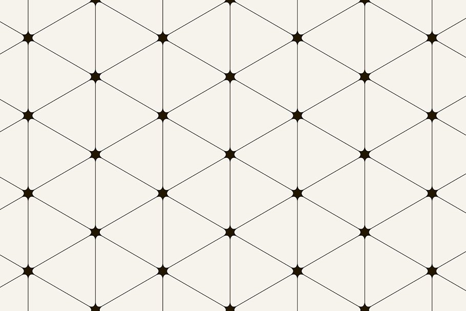 三角形图形无缝图案纹理 Triangles. Seamless Patterns Set 10插图(3)
