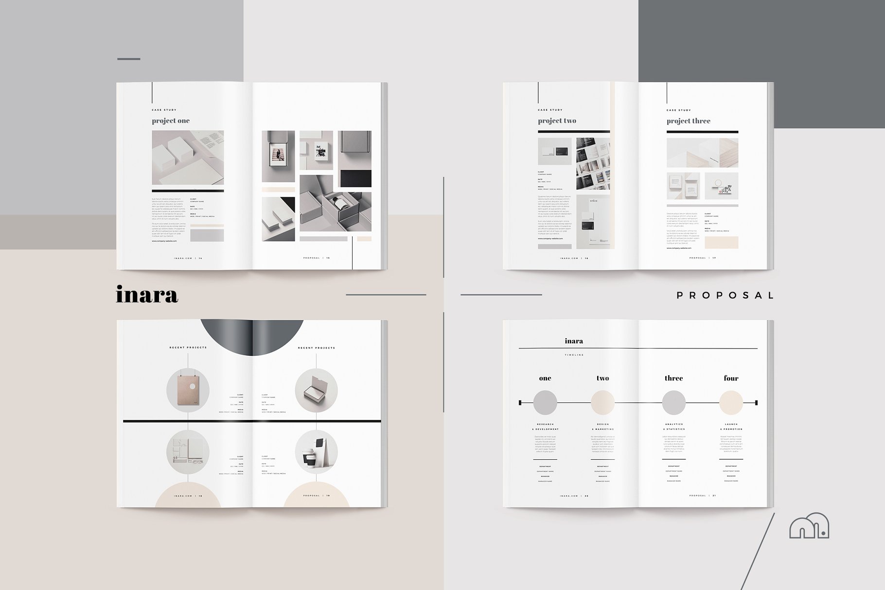 正式商务提案项目投标计划书设计模板 Proposal – Inara插图(4)