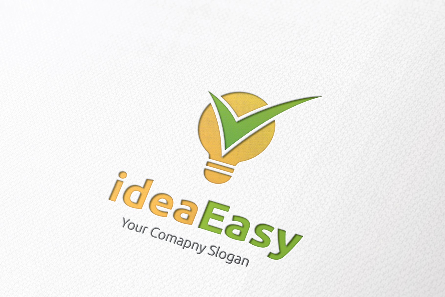 创意灵感主题 Logo 模板 Idea Easy Logo插图(1)