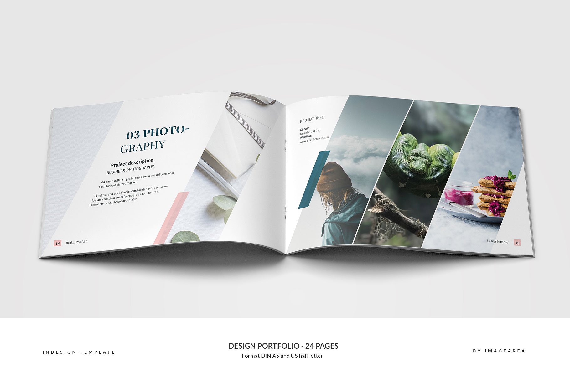 时尚简约企业画册模板 Design Portfolio – 24 Pages插图(7)