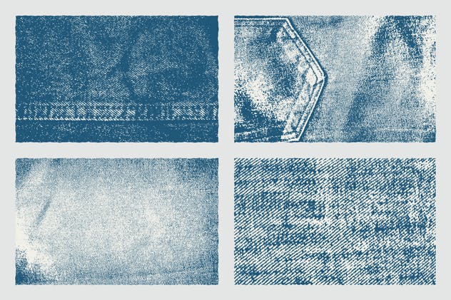 经典蓝色牛仔背景纹理包 Denim Texture Pack 1.4插图(4)