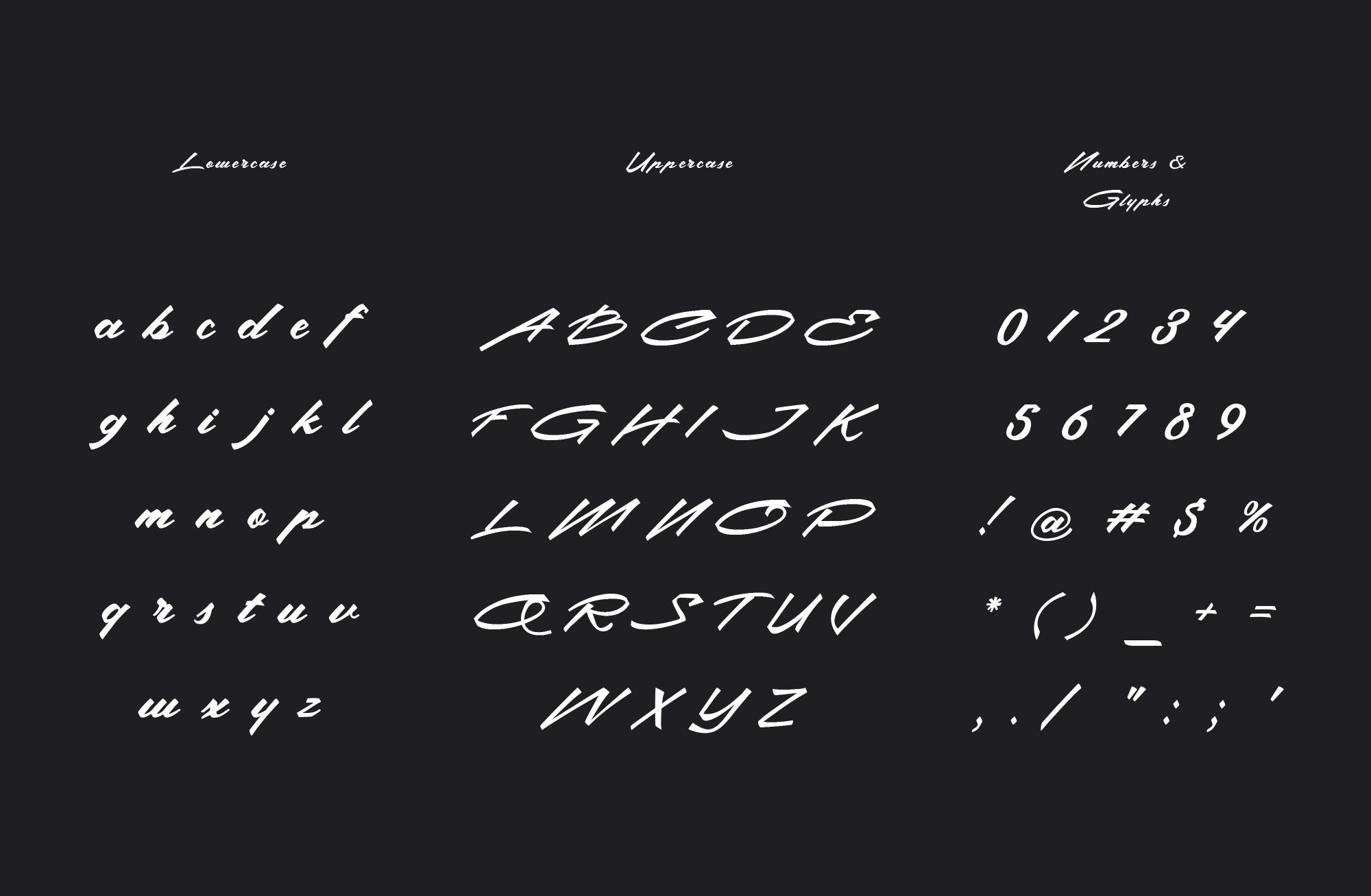 书法/手写风格英文斜体字体 Christopher Calligraphic Typeface插图(1)