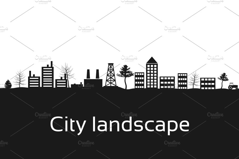 大自然&城市景观插图合集 City landscape插图