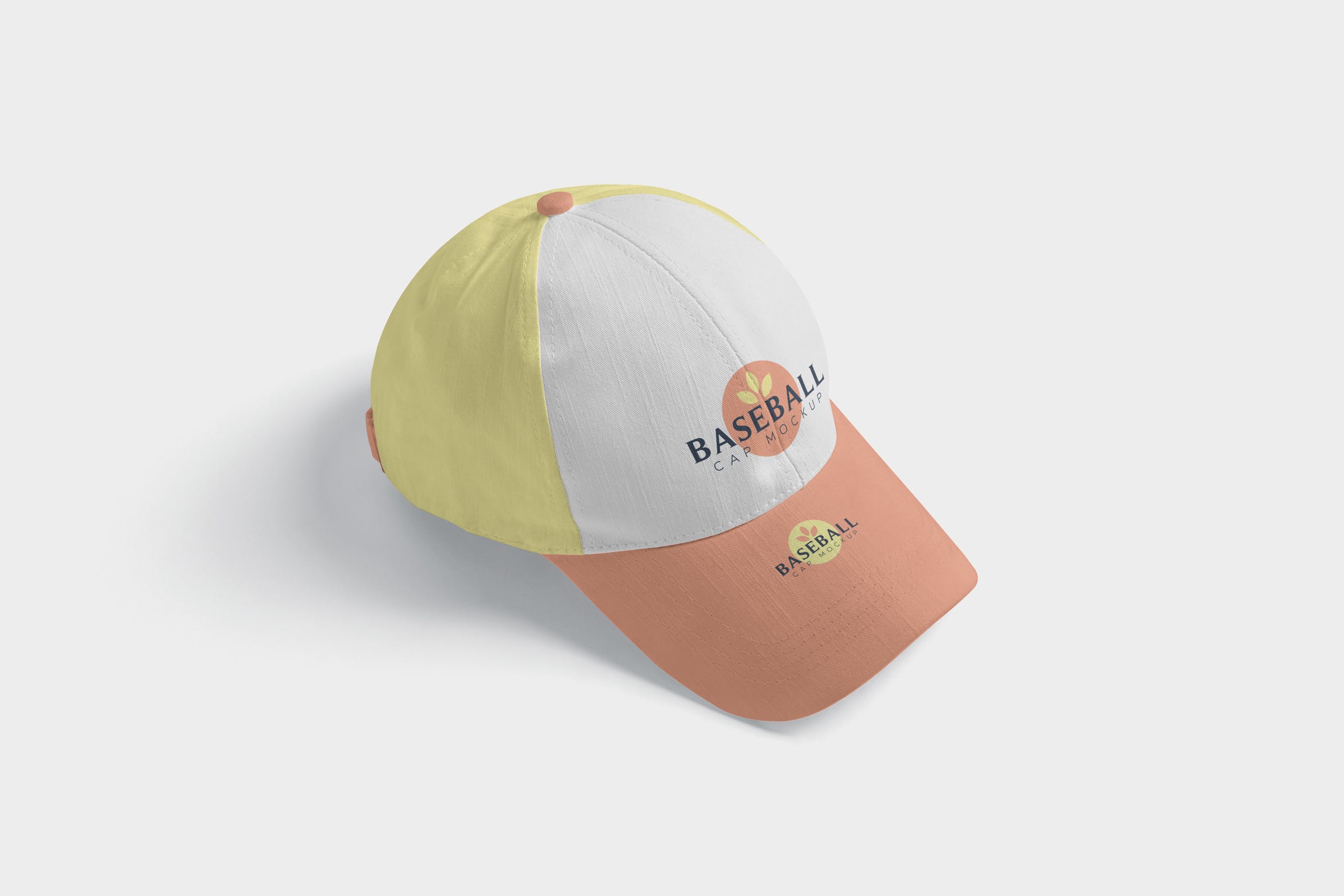 棒球帽外观设计样机模板 4 Baseball Cap Mockups插图