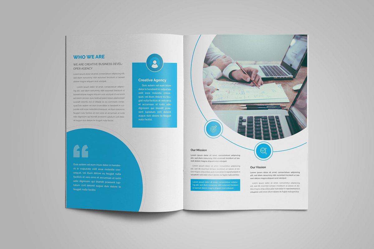创意极简主义业务宣传手册设计插图(3)