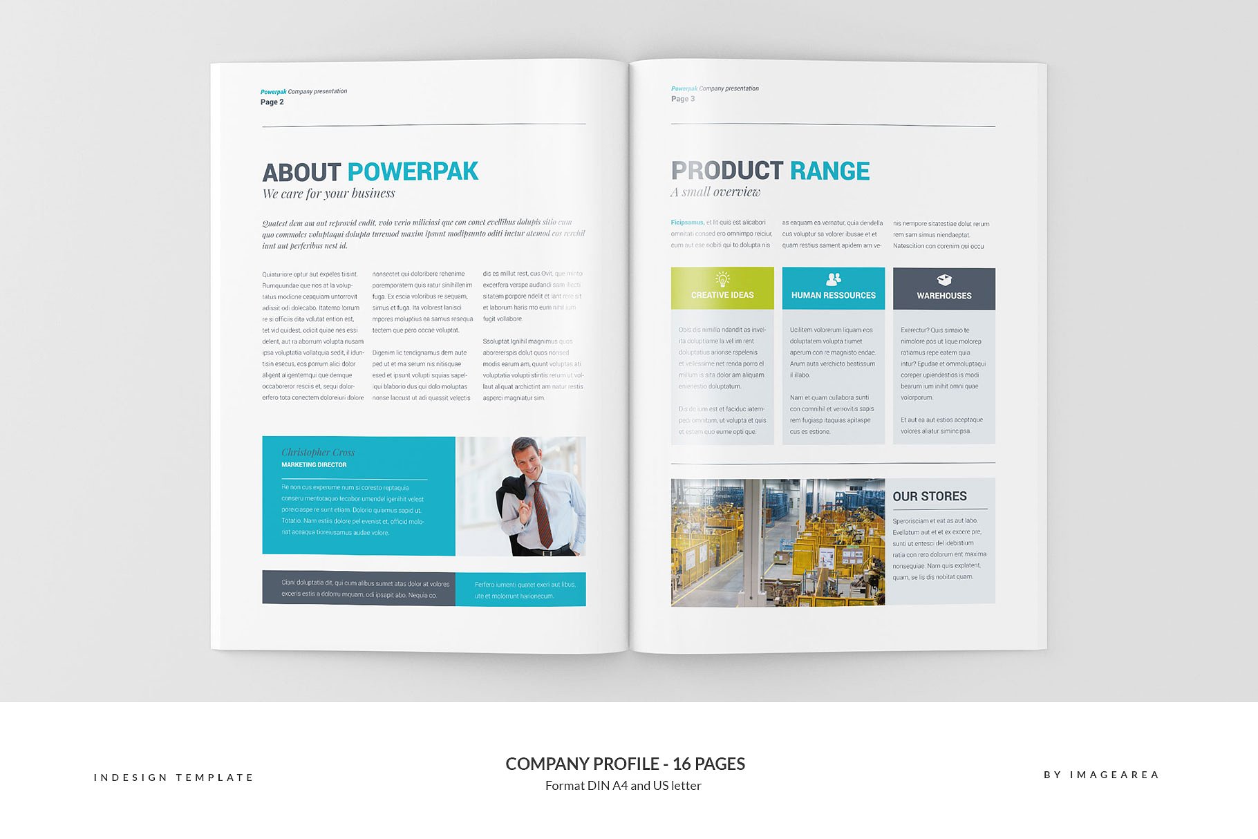 企业宣传画册设计模板 Company Profile – 16 Pages插图(2)