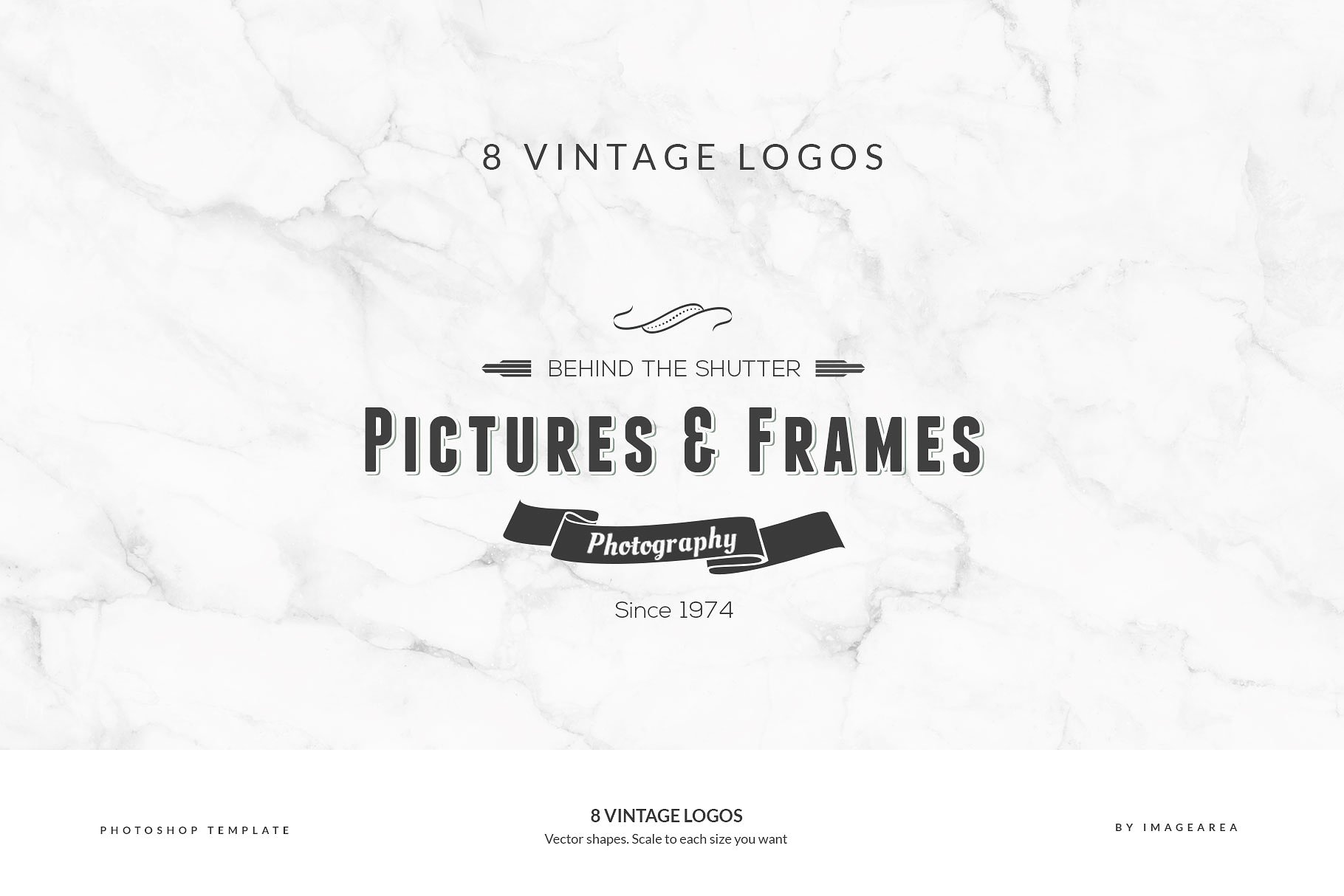 8款复古设计风格品牌Logo商标设计模板 8 Vintage Logos插图