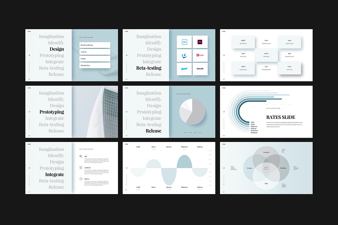 产品服务项目介绍演示Google幻灯片模板 STYLE Google Slides Template插图(9)
