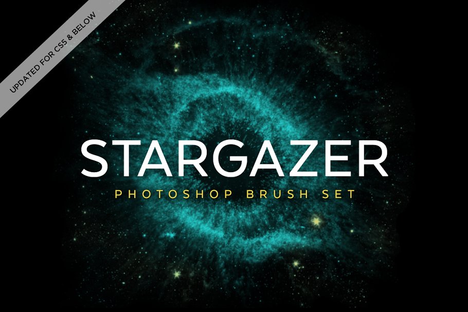 天文照片后期处理PS笔刷 Stargazer Photoshop Brushes插图