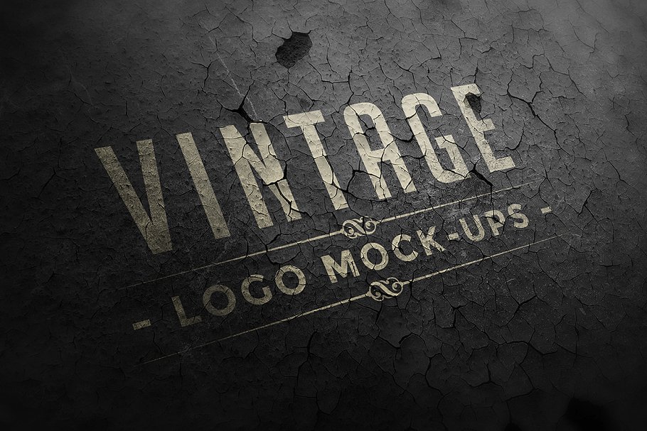复古怀旧风格Logo样机 Vintage Logo Mock-ups插图