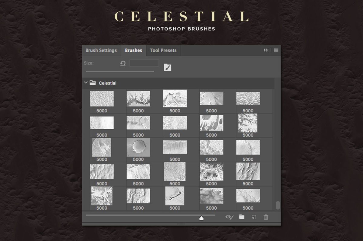 创意抽象纹理系列：外星球表面抽象纹理&笔刷 Celestial插图(3)