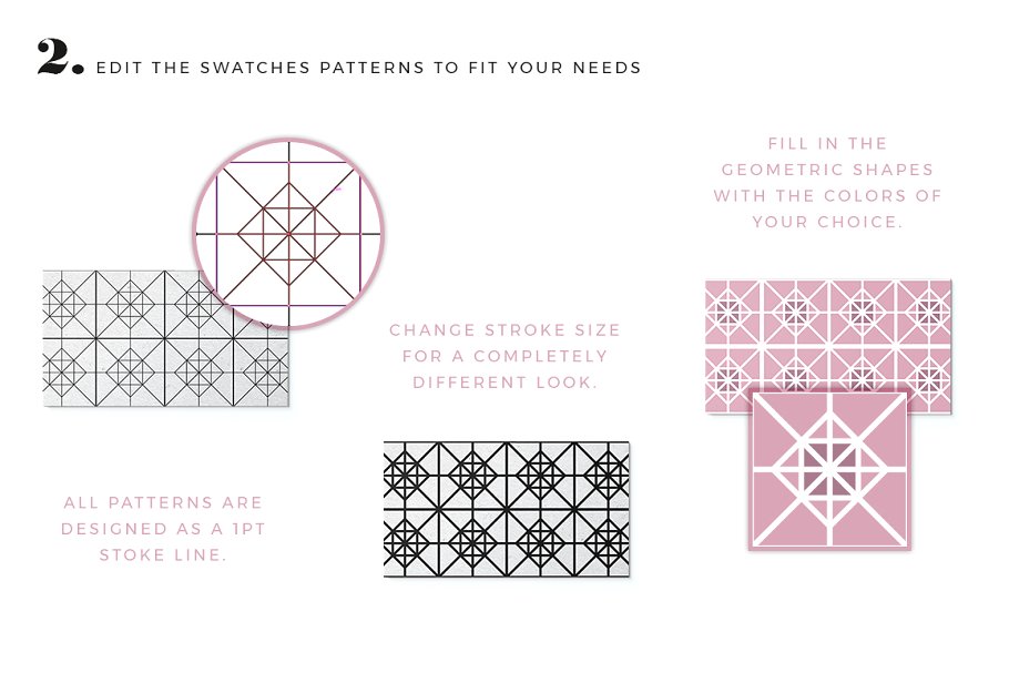 100款几何图案纹理 100 Geometric Tiles – Patterns插图(2)