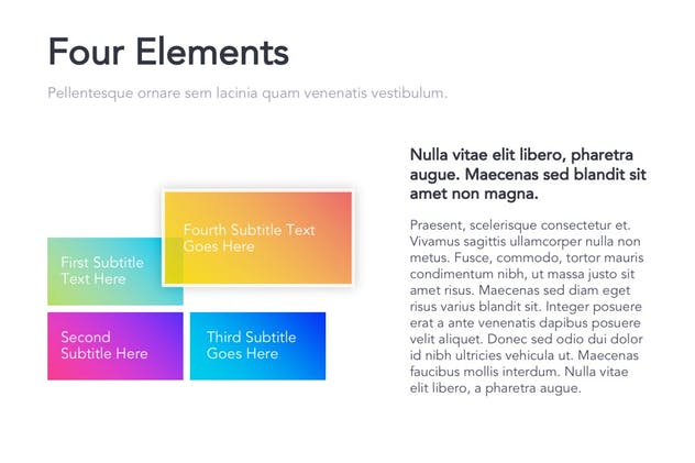 多彩渐变色Google Slides幻灯片设计模板 Colorful Bundle Google Slides插图(3)