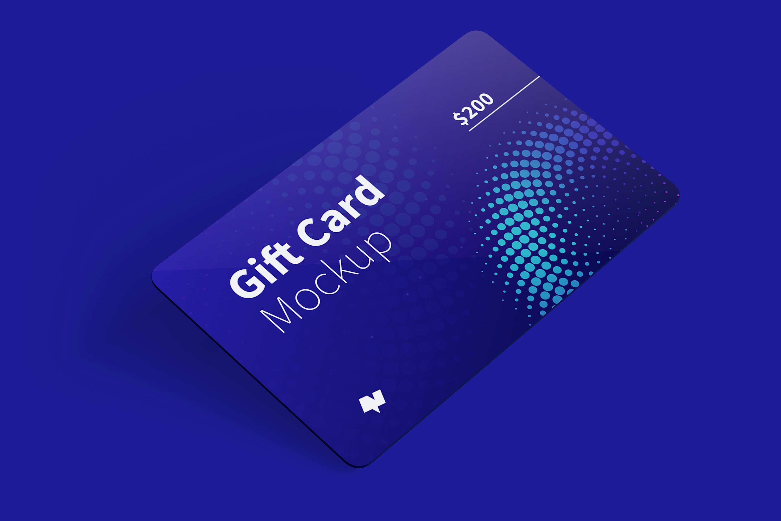 礼品积分卡设计制作效果图样机01 Gift Card Mockup 01插图(4)