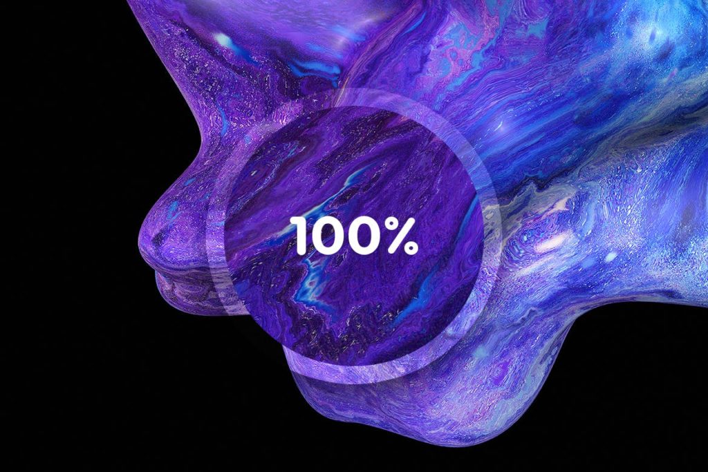 神秘高端的10个抽象紫色液体大理石背景元素插图(8)