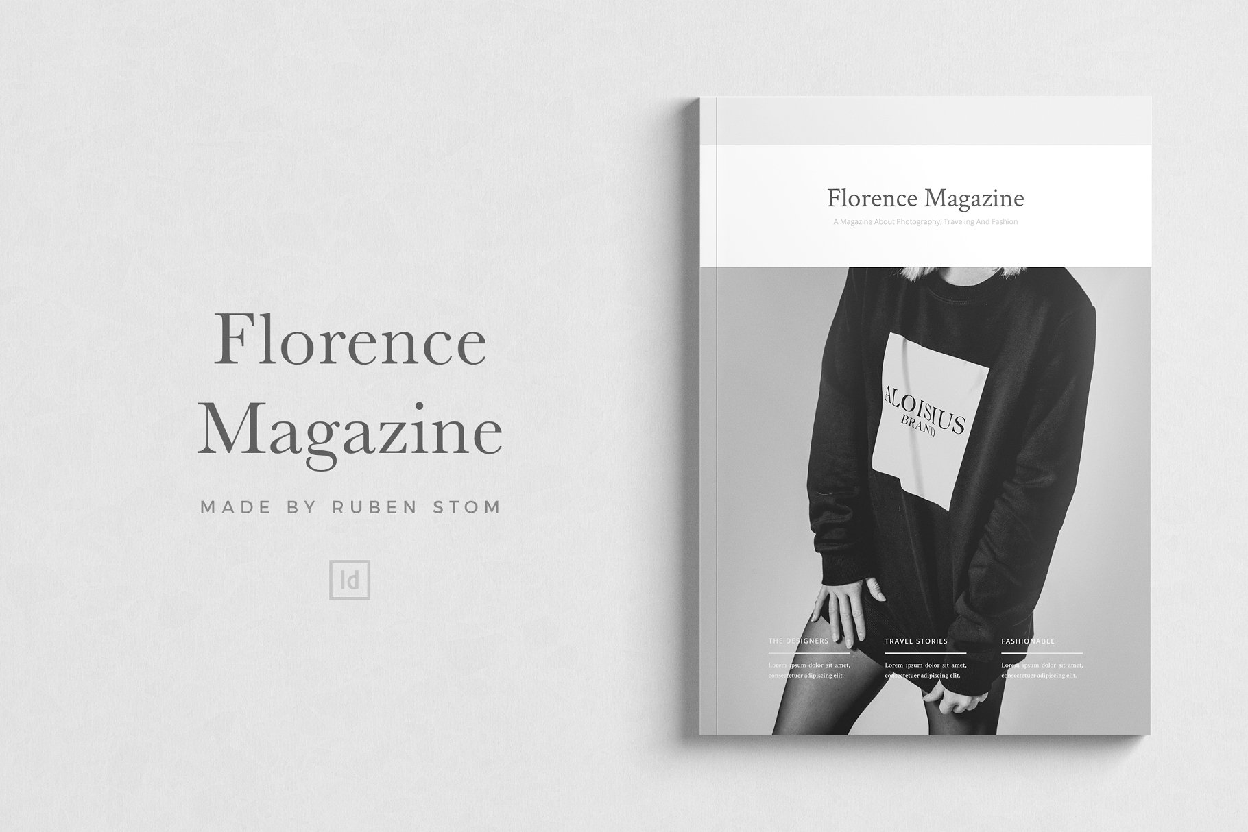 优雅的多用途杂志模板 Florence Magazine Template插图